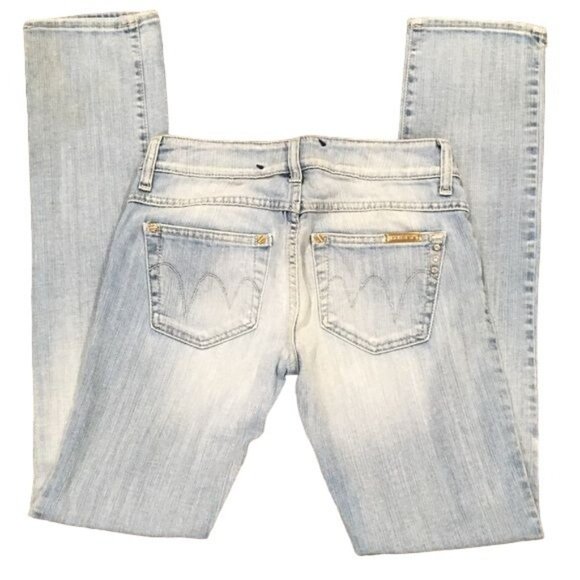 MET In Jeans Skinny Light Blue Jeans Sz 27 - Made In Italy - Picture 3 of 7